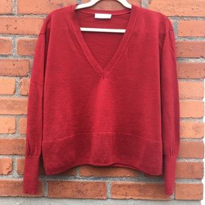 Everlane luxe wool square v neck